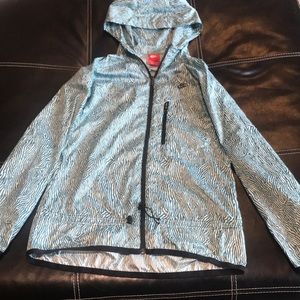 Teal Reflective Nike Windbreaker